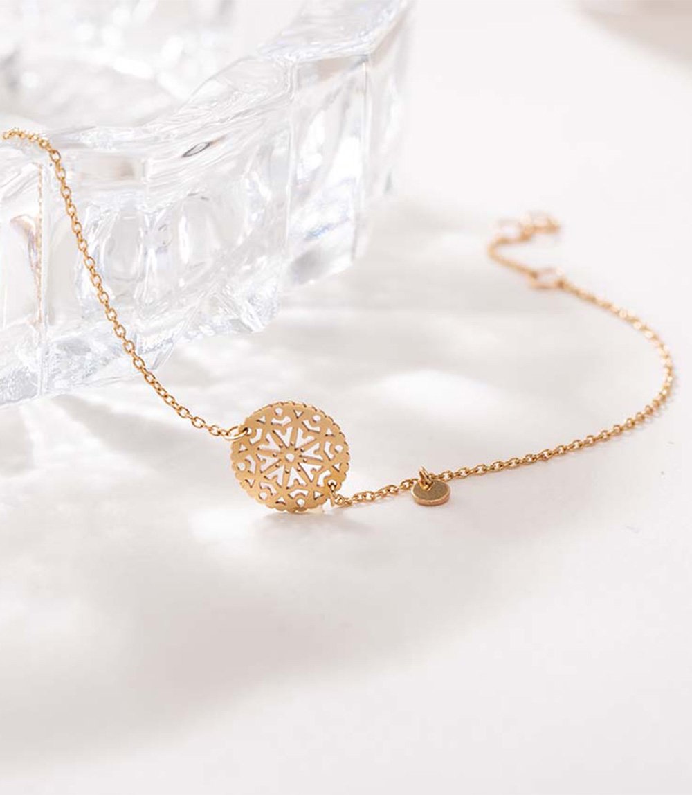 Handmade Sterling Silver 18ct Gold Bangle - Image 3