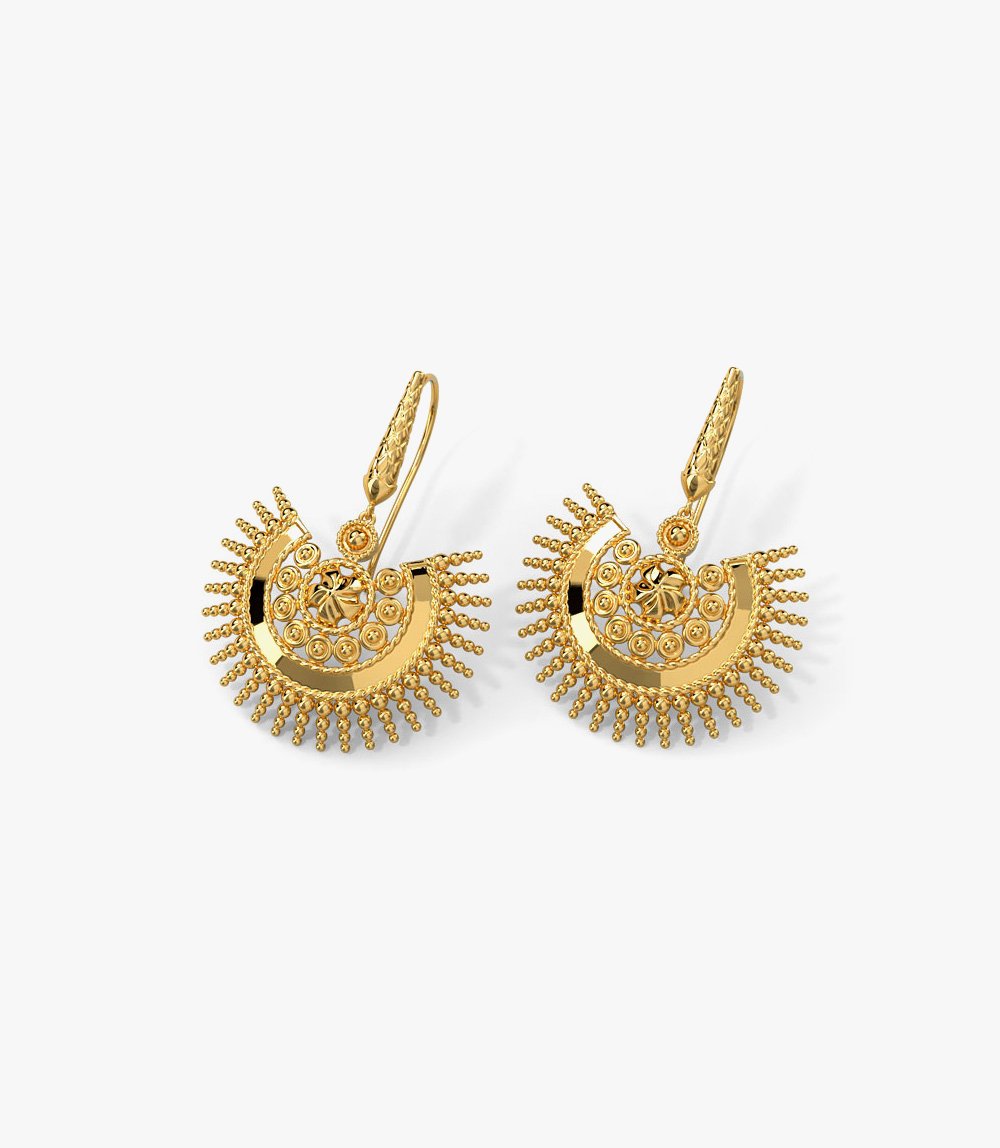 Chhavi's Jewels Bead Drop Dangler Earrings - Image 5