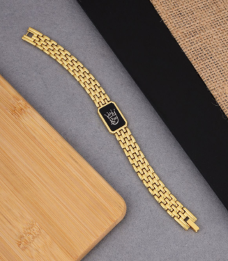 King Crown Bracelet for Men – Luxury Gold & Silver Royal Chain