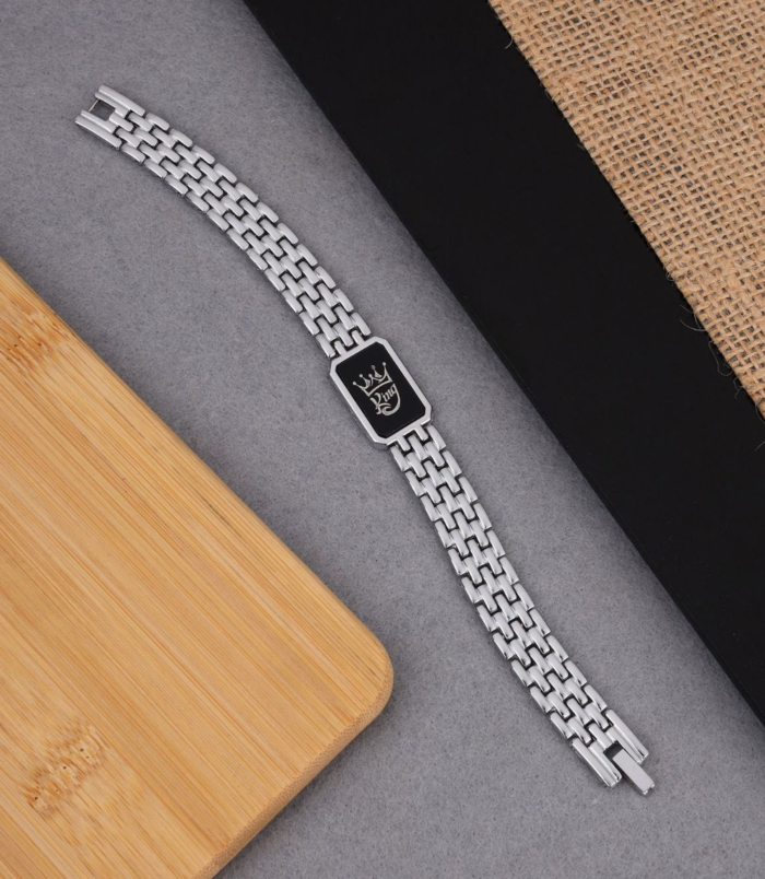 king crown bracelet for men luxury silver royal chain bracelet
